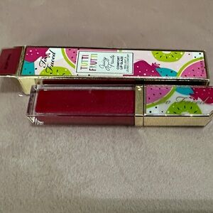 Too Faced Tutti Frutti Juicy Fruits Comfort Lip Glaze - Glittery Ruby Ripe Shade